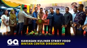 Kawasan Kuliner Street Food Bintan Center Diresmikan