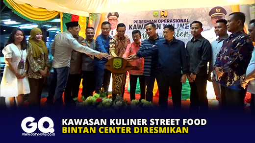 Kawasan Kuliner Street Food Bintan Center Diresmikan