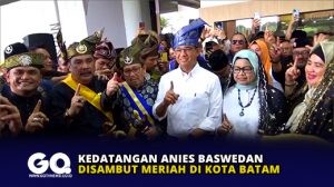 Kedatangan Anies Baswedan Disambut Meriah di Kota Batam