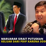 Maruarar Sirait Putuskan Keluar dari PDIP Karena Sosok Jokowi