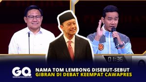Nama Tom Lembong Disebut-Sebut Gibran di Debat Keempat Cawapres
