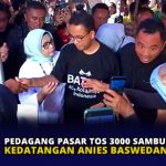Pedagang Pasar Tos 3000 Sambut Hangat Kedatangan Anies Baswedan