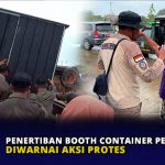 Penertiban Booth Container Pedagang Diwarnai Aksi Protes