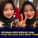 Petugas KPPS Dipecat Usai Pose Dua Jari dan Sebut Prabowo