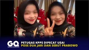 Petugas KPPS Dipecat Usai Pose Dua Jari dan Sebut Prabowo