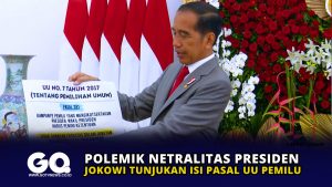 Polemik Netralitas Presiden, Jokowi Tunjukan Isi Pasal UU Pemilu