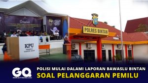 Polisi Mulai Dalami Laporan Bawaslu Bintan soal Pelanggaran Pemilu
