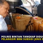 Polres Bintan Tangkap Diduga Pelaku Pelangsir BBM Subsidi Jenis Solar