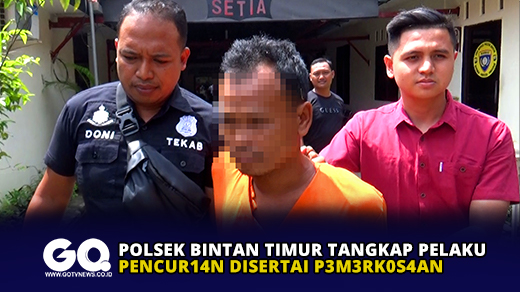 Polsek Bintan Timur Tangkap Pelaku Pencurian Disertai Pemerkosaan