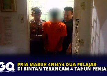 Pria Mabuk Aniaya Dua Pelajar di Bintan Terancam 4 Tahun Penjara