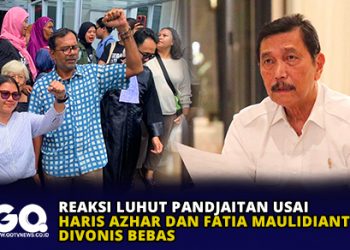 Reaksi Luhut Pandjaitan usai Haris Azhar dan Fatia Maulidianty Divonis Bebas