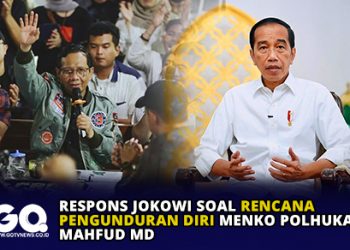 Respons Jokowi soal Rencana Pengunduran Diri Menko Polhukam Mahfud MD