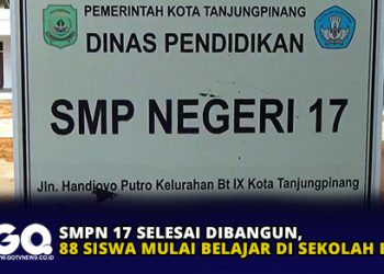 SMPN 17 Selesai DiBangun, 88 Siswa Mulai Belajar di Sekolah Baru