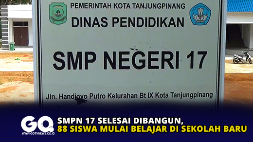 SMPN 17 Selesai DiBangun, 88 Siswa Mulai Belajar di Sekolah Baru