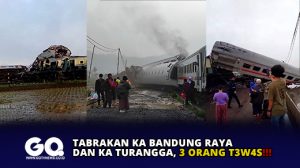Tabrakan KA Bandung Raya dan KA Turangga, 3 Orang Tewas