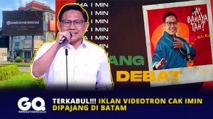 Terkabul, Iklan Videotron Cak Imin Dipajang di Batam