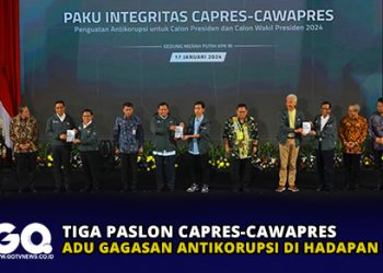 Tiga Paslon Capres-Cawapres Adu Gagasan Antikorupsi di Hadapan KPK