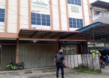 4 Orang di Bintan Dilaporkan ke Polisi Kasus Kartu Nama Caleg di Sembako Baznas. Foto : GotvNews/Muhammad.