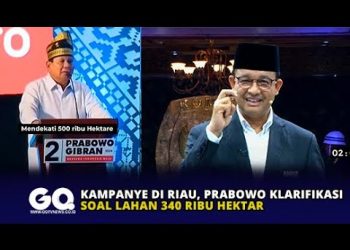 Kampanye di Riau, Prabowo Klarifikasi soal Lahan 340 Ribu Hektar
