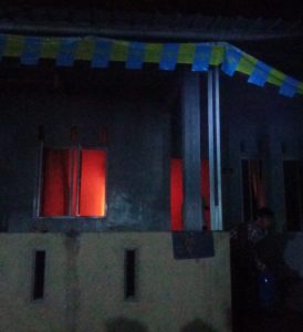 Kronologis Kebakaran Rumah di Kampung Sidojadi Tanjungpinang