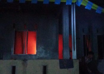 Kronologis Kebakaran Rumah di Kampung Sidojadi Tanjungpinang.
