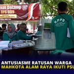Antusiasme Ratusan Warga Mahkota Alam Raya Ikuti PSU di TPS 059