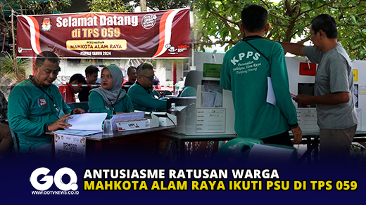 Antusiasme Ratusan Warga Mahkota Alam Raya Ikuti PSU di TPS 059