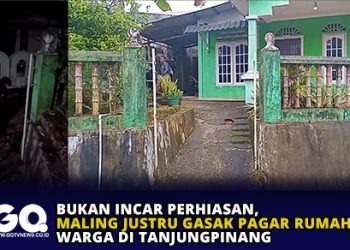 Bukan Incar Perhiasan, Maling Justru Gasak Pagar Rumah Warga di Tanjungpinang