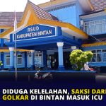 Diduga Kelelahan, Saksi dari Partai Golkar di Bintan Masuk ICU