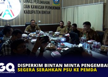 Disperkim Bintan Minta Pengembangan Segera Serahkan PSU ke Pemda