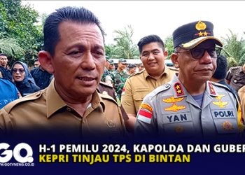 H-1 Pemilu 2024, Kapolda dan Gubernur Kepri Tinjau TPS di Bintan