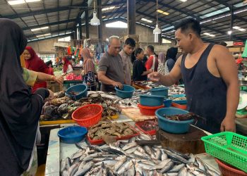 Imlek 2024, Ikan Dingkis di Pasar Bintan Center Kosong.