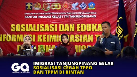Imigrasi Tanjungpinang Gelar Sosialisasi Cegah TPPO dan TPPM di Bintan
