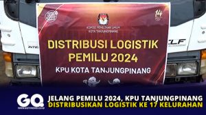 Jelang Pemilu 2024, KPU Tanjungpinang Distribusikan Logistik ke 17 Kelurahan