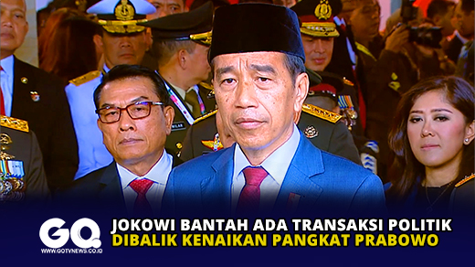 Jokowi Bantah Ada Transaksi Politik Dibalik Kenaikan Pangkat Prabowo