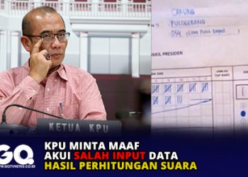 KPU Minta Maaf , Akui Salah Input Data Hasil Perhitungan Suara