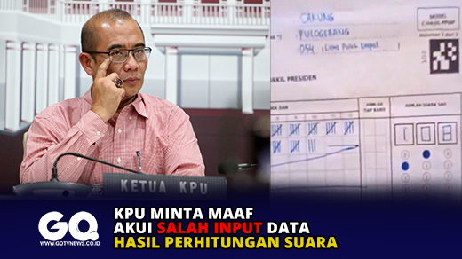 KPU Minta Maaf , Akui Salah Input Data Hasil Perhitungan Suara