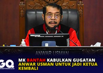 MK Bantah Kabulkan Gugatan Anwar Usman untuk Jadi Ketua kembali