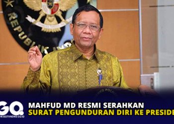 Mahfud MD Resmi Serahkan Surat Pengunduran Diri ke Presiden