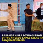 Pasangan Prabowo-Gibran Unggul di TPS Khusus Lapas Kelas II A Tanjungpinang