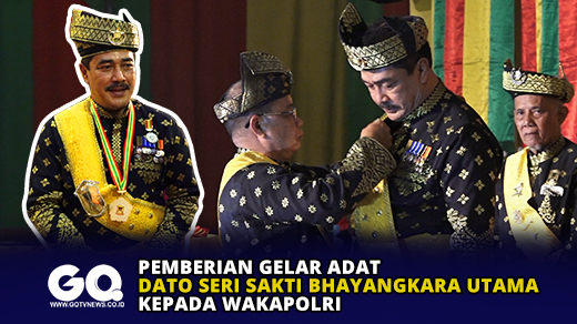 Pemberian Gelar Adat Dato Seri Sakti Bhayangkara Utama kepada Wakapolri