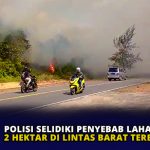 Polisi Selidiki Penyebab Lahan 2 Hektar di Lintas Barat Terbakar