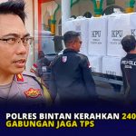 Polres Bintan Kerahkan 240 Personel Gabungan Jaga TPS
