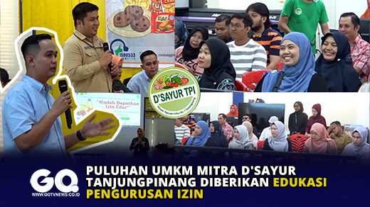 Puluhan UMKM Mitra D'sayur Tanjungpinang Diberikan Edukasi Pengurusan Izin