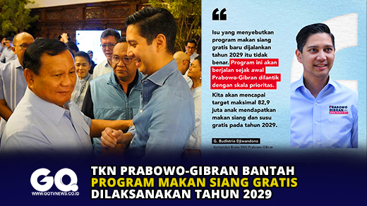 TKN Prabowo-Gibran Bantah Program Makan Siang Gratis Dilaksanakan Tahun 2029