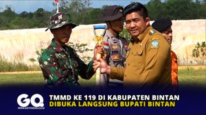 TMMD ke 119 di Kabupaten Bintan Dibuka Langsung Bupati Bintan