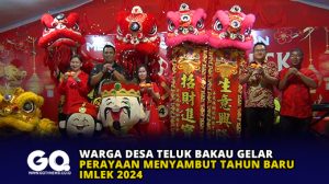 Warga Desa Teluk Bakau Gelar Perayaan Menyambut Tahun Baru Imlek 2024