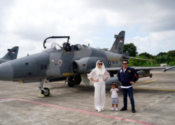 Wabup Bintan, Ikut semarakan Open Base dan Static Show di Tanjungpinang. Foto: Gotvnews/mhd.