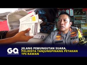Jelang Pemungutan Suara, Polresta Tanjungpinang Petakan TPS Rawan