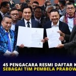 45 Pengacara Resmi Daftar ke MK sebagai Tim Pembela Prabowo-Gibran